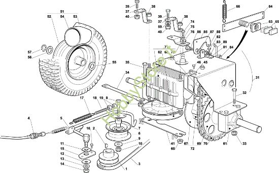 Picture of Trasmissione OM 63C/6,5M Cat. 2004 Trattorino