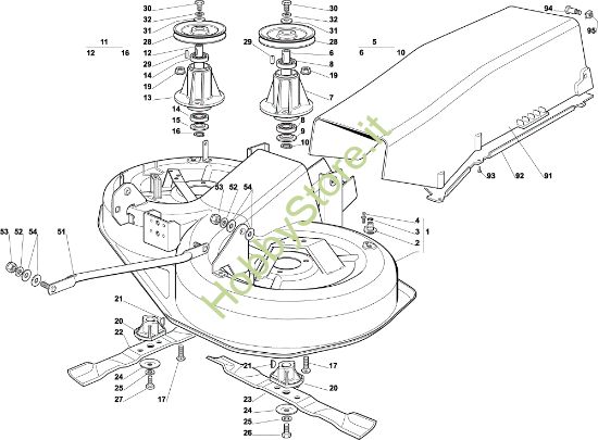 Picture of Piatto di taglio (2) OM 92C/13,5H Cat.2004 Trattorino