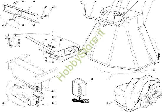 Picture of Accessori a richiesta OM 92C/13,5H Cat.2004 Trattorino