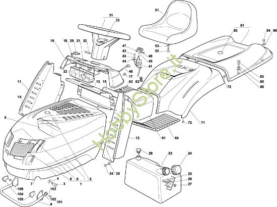 Picture of Carrozzeria OM 102C/15,5H Cat.2004 Trattorino