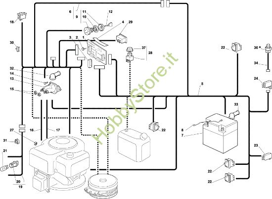 Picture of Parti elettriche OM 102C/20H Cat.2004 Trattorino