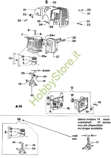 Picture of Motore 727 C Decespugliatore