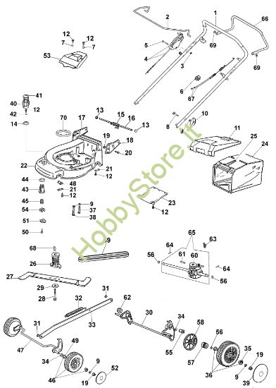 Picture of Esploso completo MAX 48 TBXM Rasaerba