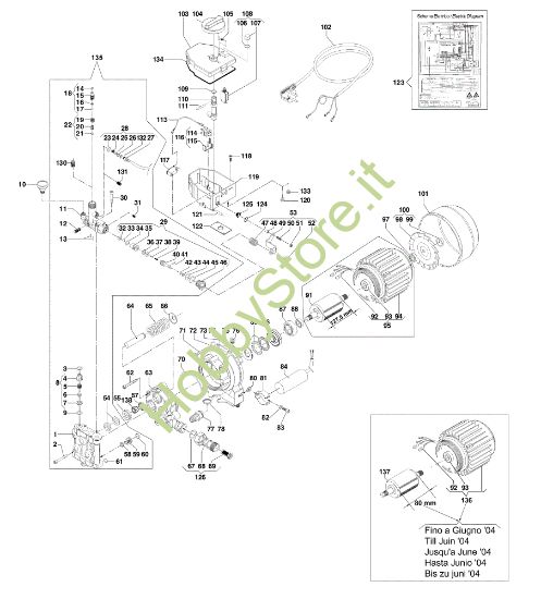 Picture of Motore PW 170 C Idropulitrice