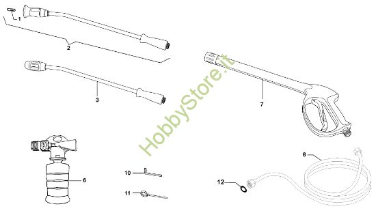 Picture of Accessori PW 170 C Idropulitrice