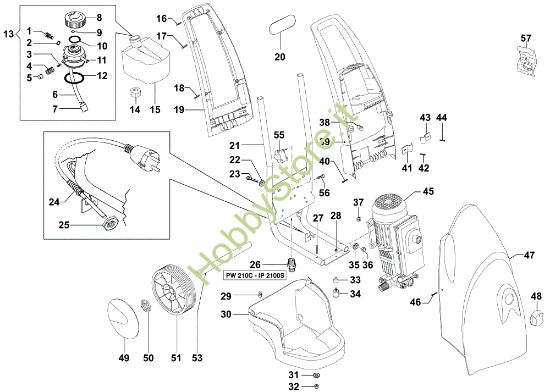 Picture of Carcassa PW 200 Idropulitrice