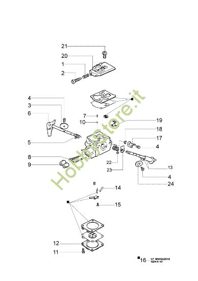 Picture of Carburatore WT-726C 925 Motosega