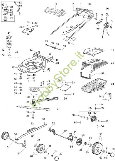 Picture of Esploso (Da Giugno '07) MAX 48 TBXE Plus-Cut Rasaerba