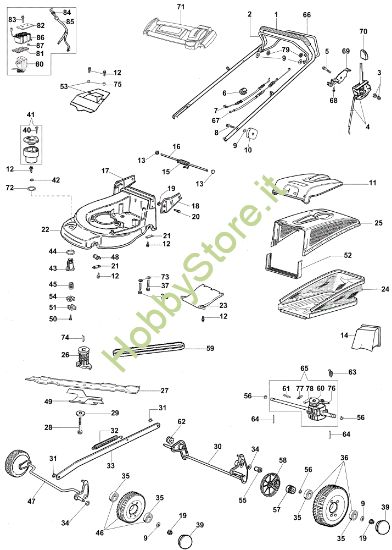 Picture of Esploso (Fino a Maggio '07) MAX 48 TBXE Plus-Cut Rasaerba