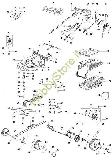 Picture of Esploso (Fino a Maggio '07) MAX 48 VBX Plus-Cut Rasaerba