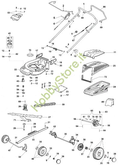 Picture of Esploso (Fino a Maggio '07) MAX 48 TBXM Plus-Cut Rasaerba