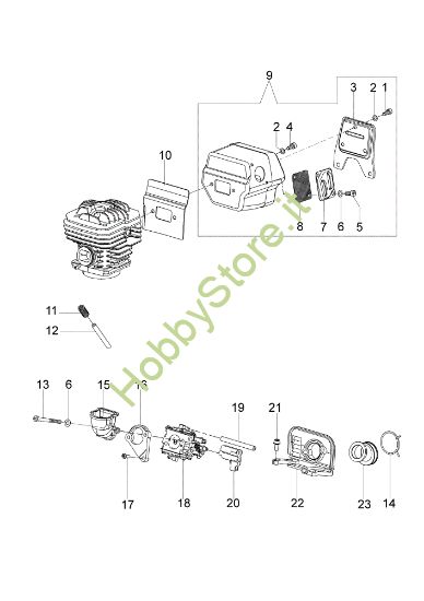 Picture of Marmitta 983 TTA Troncatore