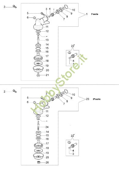 Picture of Coppia conica 446 BP Ergo Decespugliatore