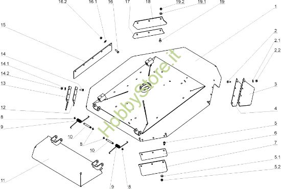 Picture of Piatto di taglio (1/2) APACHE 92 Cat.2005 Trattorino