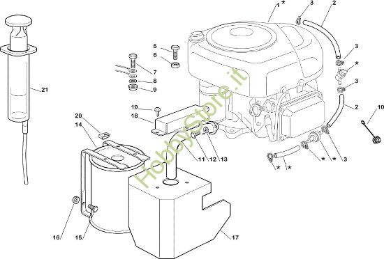 Picture of Motore OM 72C/12,5H Cat.2005 Trattorino