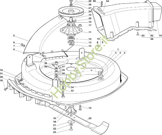 Picture of Piatto di taglio (2) OM 72C/12,5H Cat.2005 Trattorino
