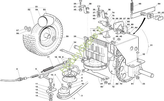 Picture of Trasmissione OM 63C/6,5M Cat.2005 Trattorino