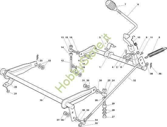 Picture of Sollevamento piatto di taglio OM 63C/6,5M Cat.2005 Trattorino