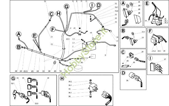 Picture of Parti elettriche OM 124JH/20 H Cat.2005 Trattorino