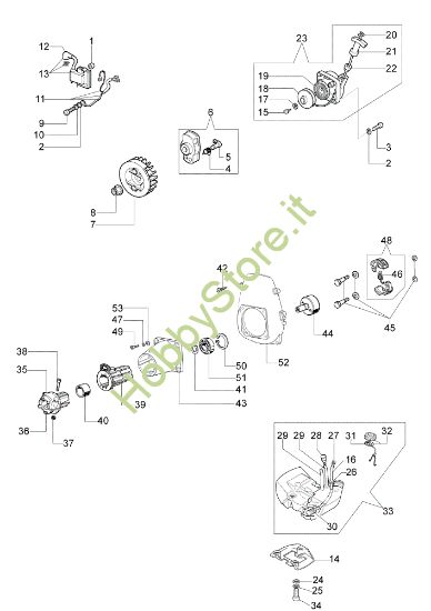 Picture of Avviamento e serbatoio PP 250 Potatore
