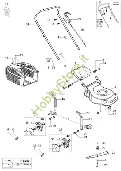 Picture of Esploso G 44 P Rasaerba