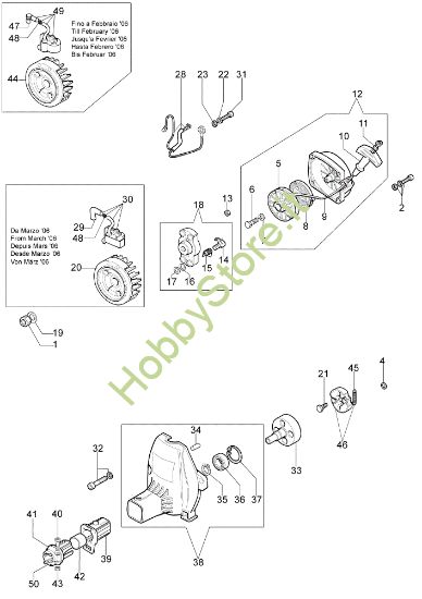 Picture of Avviamento e frizione 753 S Decespugliatore