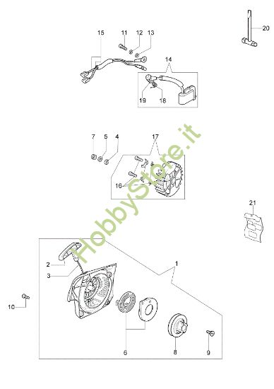 Picture of Avviamento completo 937 Motosega