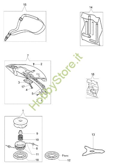 Picture of Accessori BC 250 S Decespugliatore