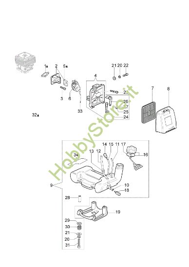 Picture of Serbatoio e filtro aria SPARTA 42 Decespugliatore