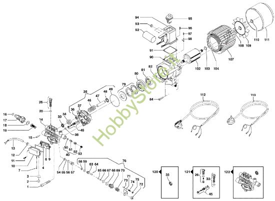 Picture of Motore PW 135 C Idropulitrice