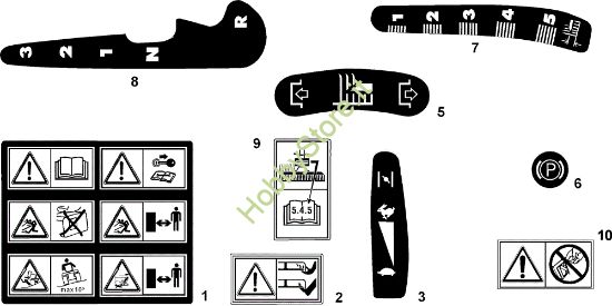 Picture of Etichette OM 63C/6,5M Cat.2006 Trattorino