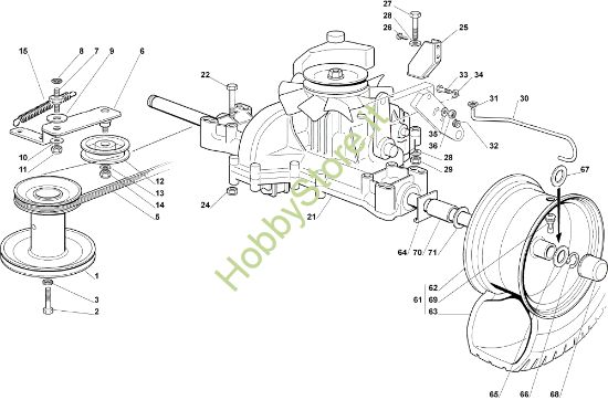 Picture of Trasmissione OM 72C/12,5H Cat.2006 Trattorino