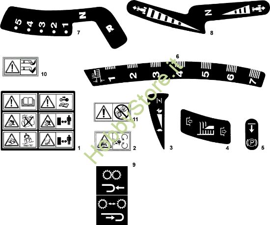 Picture of Etichette OM 72C/12,5H Cat.2006 Trattorino