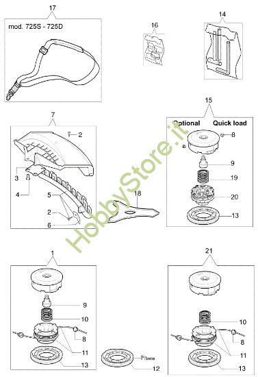 Picture of Accessori 725 S Decespugliatore