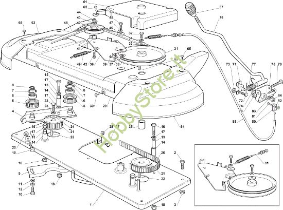 Picture of Piatto di taglio (1) OM 102C/15,5H Cat.2006 Trattorino
