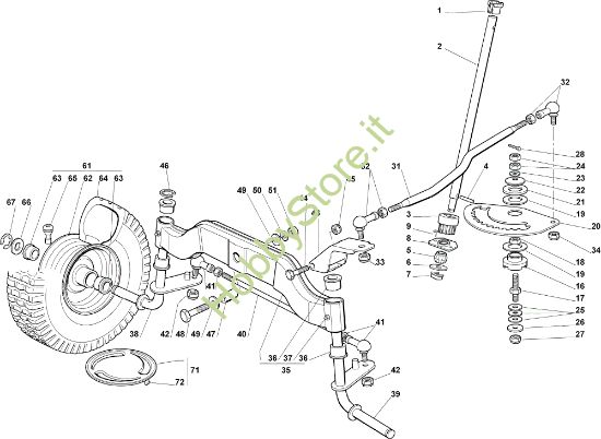 Picture of Sterzo OM 102C/15,5M Cat.2006 Trattorino