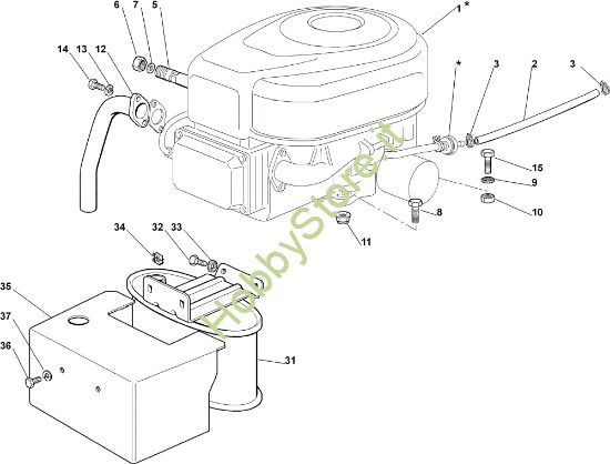 Picture of Motore OM 102C/15,5M Cat.2006 Trattorino
