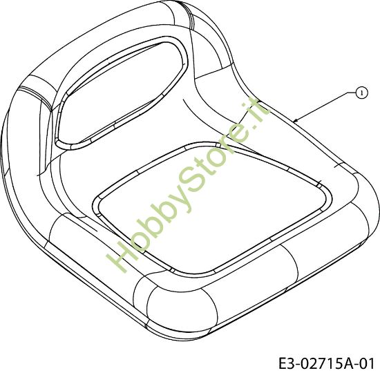 Picture of Sedile (2/2) POLO 108/17 H Trattorino