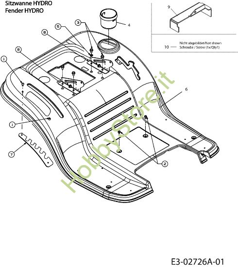 Picture of Carrozzeria posteriore POLO 108/17 H Trattorino
