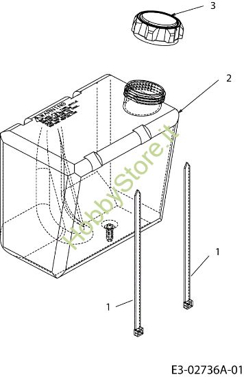 Picture of Serbatoio POLO 108/15,5 H Cat.2006 Trattorino