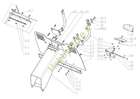 Picture of Raccoglierba OM 104J/20H Cat.2006-2007 Trattorino