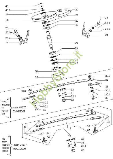 Picture of Piatto di taglio (2/2) APACHE 92 Cat.2006-2007 Trattorino