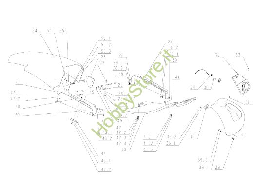 Picture of Nuovo cofano APACHE 92 Cat.2006-2007 Trattorino