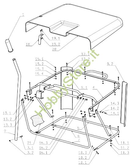 Picture of Sacco raccoglierba OM 104J/18H Cat.2006-2007 Trattorino