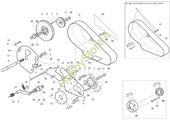 Picture of Trasmissione MH 250 R (EN709) Motozappa