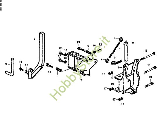Picture of Sperone di appoggio MH 250 R (EN709) Motozappa