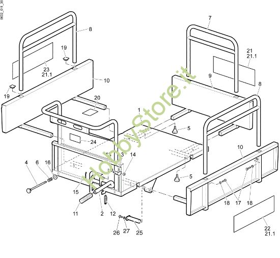 Picture of Sponda (Fissa) CR 500 R (Italia) Transporter
