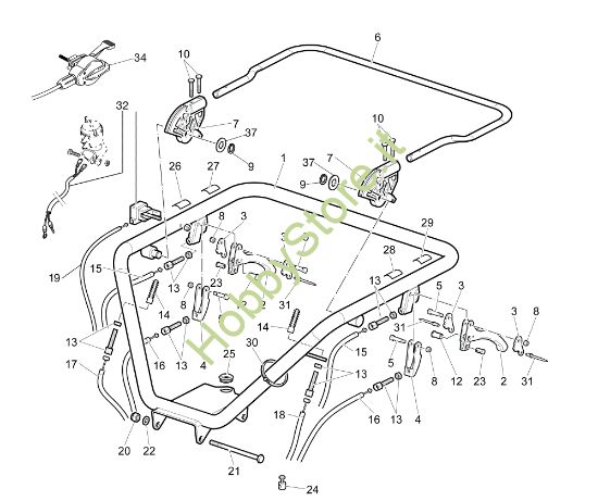 Picture of Comandi manubrio CR 550 HDR (Italia) Transporter