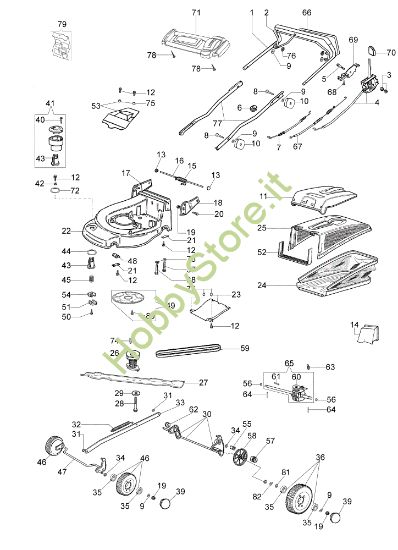 Picture of Esploso (Da Giugno '07) MAX 44 TBX Plus-Cut Rasaerba