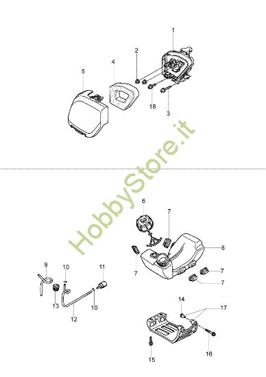 Picture of Serbatoio BC 360 4T Decespugliatore